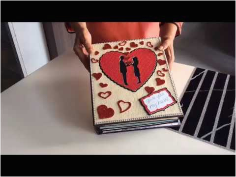 Ideal Romantic Birthday Gifts for Him Diy Cutest Birthday Scrapbook Ideas Handmade Love