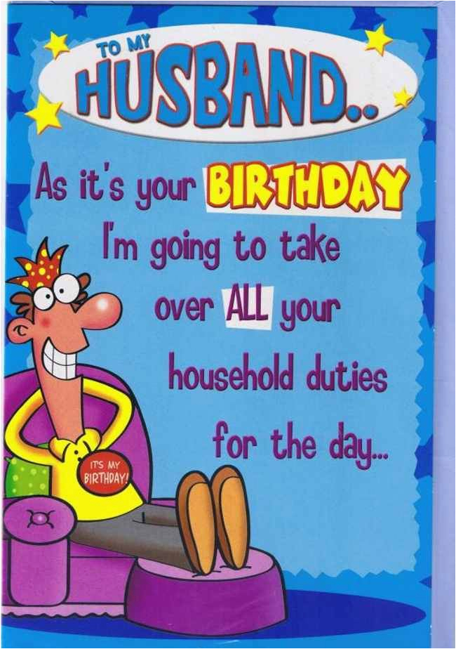 birthday quotes funny for husband