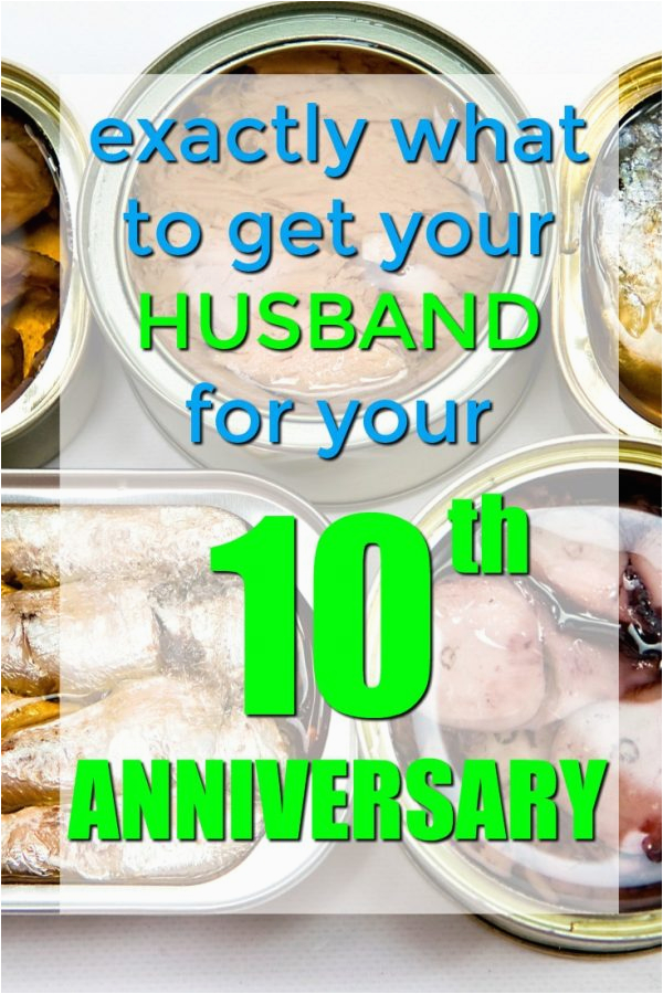 100 traditional tin 10th anniversary gifts for him