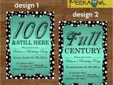 100 Birthday Invitation Cards Printable Diy Dots 100th Birthday Invitation Card 100th