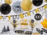 100th Birthday Party Ideas Decorations Sparkling Celebration 100th Birthday Party Supplies