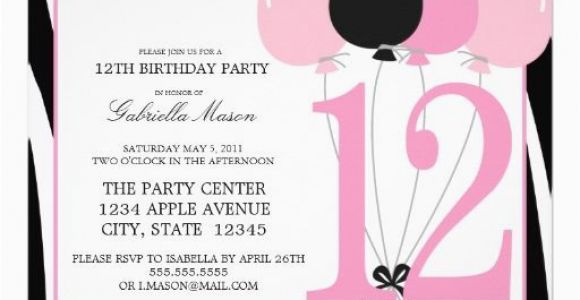 12th Birthday Invitation Wording 17 Best Images About 12th Birthday Party Invitations On