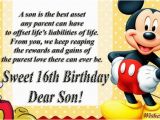16th Birthday Cards for son 16th Birthday Wishes Messages for Sweet Sixteen Wishesmsg