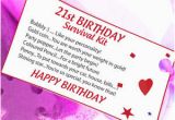 16th Birthday Ideas for Him 16th 18th 21st Birthday Gift Survival Kit Card