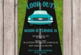 16th Birthday Party Invitations for Boys Printable 16th Sixteenth Birthday Party Invitation Boy 39 S