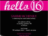 16th Birthday Party Invites Invitations for Sweet 16th Birthday Party Free