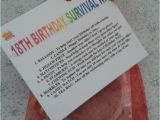 18th Birthday Gift Ideas for Her 18th Birthday Survival Kit Fun Unusual Novelty Present