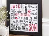 18th Birthday Ideas for Him Personalised 18th Birthday Gifts for Him Chatterbox Walls