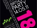 18th Birthday Party Invitation Ideas 18th Birthday Invitation Idea Party Pinterest
