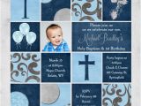 1st Birthday and Christening Invitation Wording First Birthday and Baptism Invitations Dolanpedia