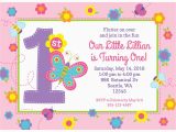 1st Birthday butterfly Invitations butterfly 1st Birthday Personalized Invitation Each