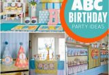 1st Birthday Decorations for Boys Abc themed 1st Birthday Party Spaceships and Laser Beams