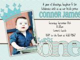 1st Birthday Invitation Ideas for A Boy Baby Boy First Birthday Invitations Free Invitation