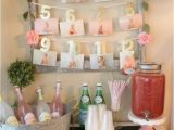 1st Year Birthday Decorations 21 Pink and Gold First Birthday Party Ideas Pretty My Party