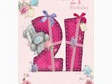 21st Birthday Card Messages for Granddaughter Me to You Granddaughter 21st Birthday Card Characterwise