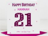21st Birthday Cards for Her 21st Birthday Card for Her by Lisa Marie Designs
