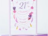 21st Birthday Cards for Her Boxed 21st Birthday Card A Wish Only 1 99