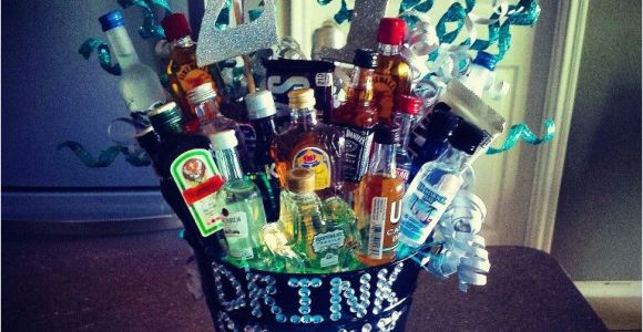 21st Birthday Gifts for Him Jewellery 21st Birthday Alcohol Bouquet for Him Alcohol Glitter