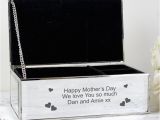 21st Birthday Gifts for Him Jewellery Personalised Hearts Mirrored Jewellery Box Love My Gifts