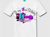 2nd Birthday Girl Shirts Its My 2nd Birthday Girl T Shirt Spreadshirt