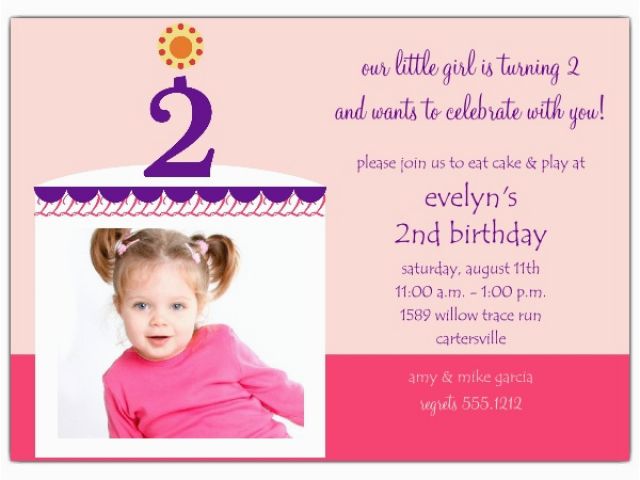 2nd-birthday-thank-you-card-wording-birthday-cake-girl-photo-second-birthday-invitations