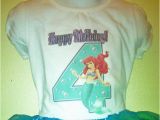2t Birthday Girl Shirt the Little Mermaid Birthday Shirt 1t 2t 3t 4t 5t 6t 7t 8t