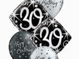 30th Birthday Flowers and Balloons Elegant 30th Birthday Balloon Bouquet Party Fever