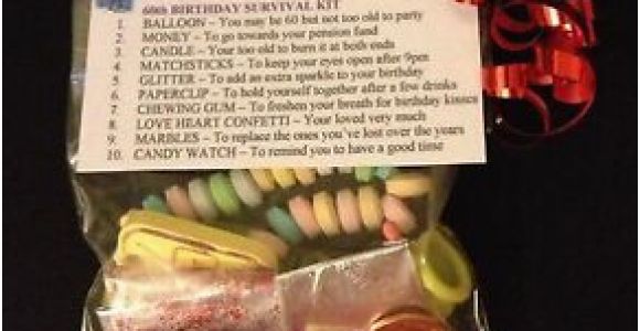 30th Birthday Gifts for Him Ebay 60th Birthday Survival Kit Birthday Gift 60th Present for