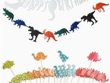 3d Dinosaur Happy Birthday Banner Party Decor Yosmi Dinosaur Birthday Party Supplies