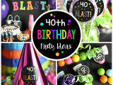 40 Birthday Decorations Ideas 40th Birthday Party 40 is A Blast Fun Squared
