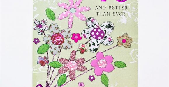 40 Birthday Flowers 40th Birthday Card Bouquet Of Flowers Only 99p