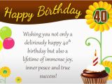 40th Birthday Greeting Card Messages 120 Best Happy 40th Birthday Wishes and Messages