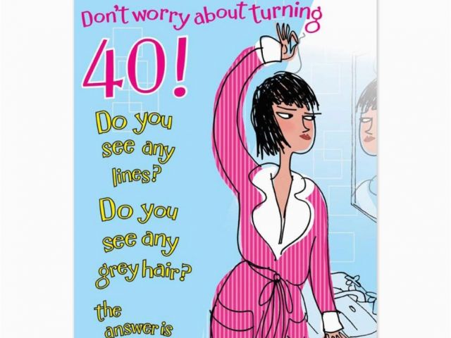 40th Birthday Ideas for Girlfriend 40th Birthday Jokes for Cards Card ...
