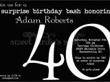 40th Birthday Party Invitations Online 40th Surprise Birthday Party Invitations Bagvania Free