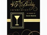 45th Birthday Invitations Personalized 45th Birthday Party Invitations