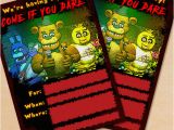 5 Nights at Freddy S Birthday Invitations Free Printable Five Nights at Freddy S Party Invitation