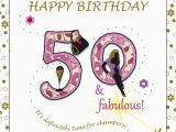 50 and Fabulous Birthday Cards 50 Fabulous K Art by Kim