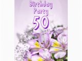 50 Years Old Birthday Invitations Birthday Party Invitation 50 Years Old Zazzle