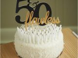 50th Birthday Cake toppers Decorations 50th Birthday Cake topper Handcrafted In 2 3 Business