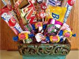 50th Birthday Gift Baskets for Her 50th Birthday Candy Basket and Poem An Affair From the Heart