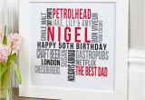 50th Birthday Gift Ideas for Him Uk 50th Birthday Gifts Present Ideas for Him Chatterbox Walls