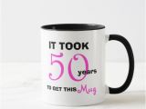 50th Birthday Gifts for Her Funny 50th Birthday Gift Ideas for Women Mug Funny Zazzle Com