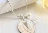 50th Birthday Gifts for Her Ireland 50th Birthday Gift for Women 1968 Irish Sixpence Necklace