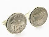 50th Birthday Gifts for Her Ireland Irish Coin Cufflinks 50th Birthday Cufflinks by