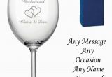 50th Birthday Gifts for Him Ebay Personalised Engraved Wine Glass Birthday Wedding