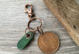 50th Birthday Gifts for Him Ireland 50th Birthday Gift 1968 Irish Penny Keychain Harp Coin