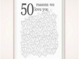 50th Birthday Gifts for Husband Uk 50th Birthday Gift Etsy