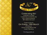 50th Birthday Party Invite Wording 50th Birthday Invitation Ideas Oxsvitation Com