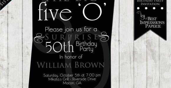 50th Birthday Party Invite Wording 50th Birthday Party Invitations for Men Dolanpedia