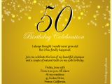 50th Birthday Party Invite Wording Birthday Celebration Invitation 50th Birthday Invitation
